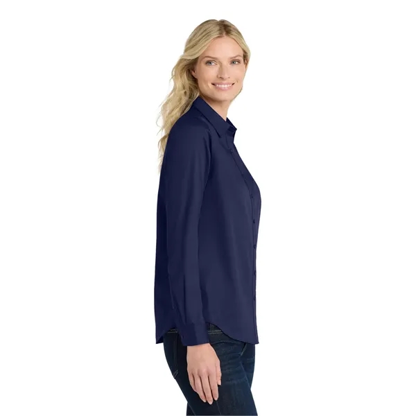 Port Authority Ladies Long Sleeve SuperPro React Twill Shirt...... from ASI 84863 SanMar