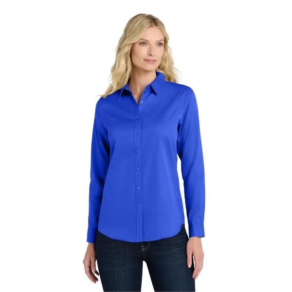 Port Authority Ladies Long Sleeve SuperPro React Twill Shirt...... from ASI 84863 SanMar