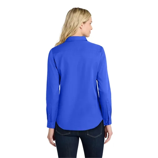 Port Authority Ladies Long Sleeve SuperPro React Twill Shirt...... from ASI 84863 SanMar