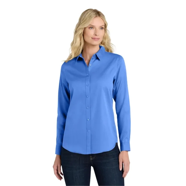 Port Authority Ladies Long Sleeve SuperPro React Twill Shirt...... from ASI 84863 SanMar