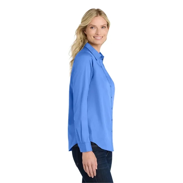 Port Authority Ladies Long Sleeve SuperPro React Twill Shirt...... from ASI 84863 SanMar