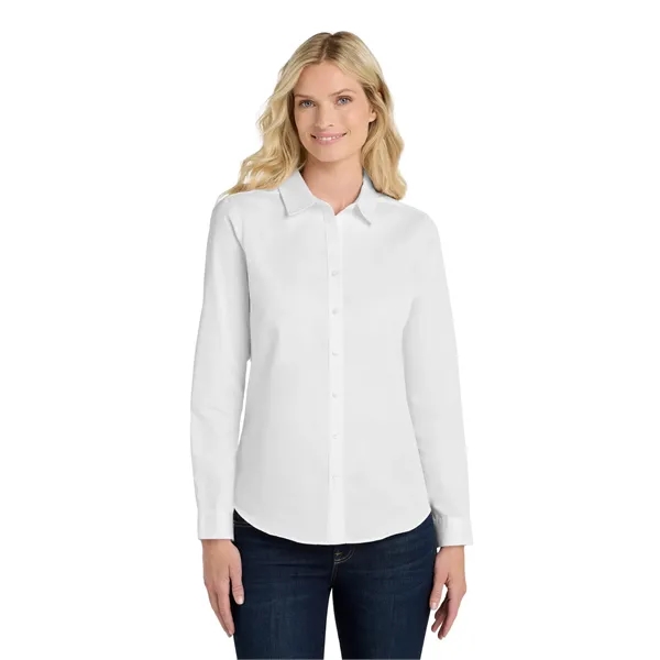 Port Authority Ladies Long Sleeve SuperPro React Twill Shirt...... from ASI 84863 SanMar