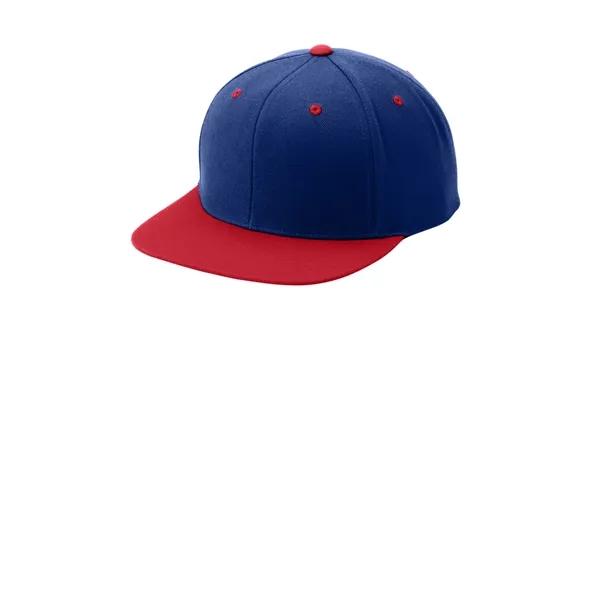Sport-Tek Yupoong Flat Bill Snapback Cap.... from ASI 84863 SanMar