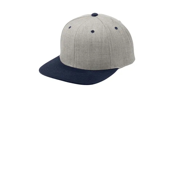 Sport-Tek Yupoong Flat Bill Snapback Cap.... from ASI 84863 SanMar