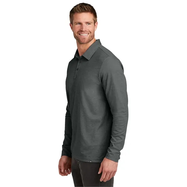 TravisMathew Oceanside Heather Long Sleeve Polo... from ASI 84863 SanMar