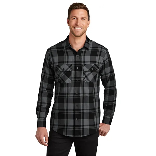 Port Authority Plaid Flannel Shirt.... from ASI 84863 SanMar