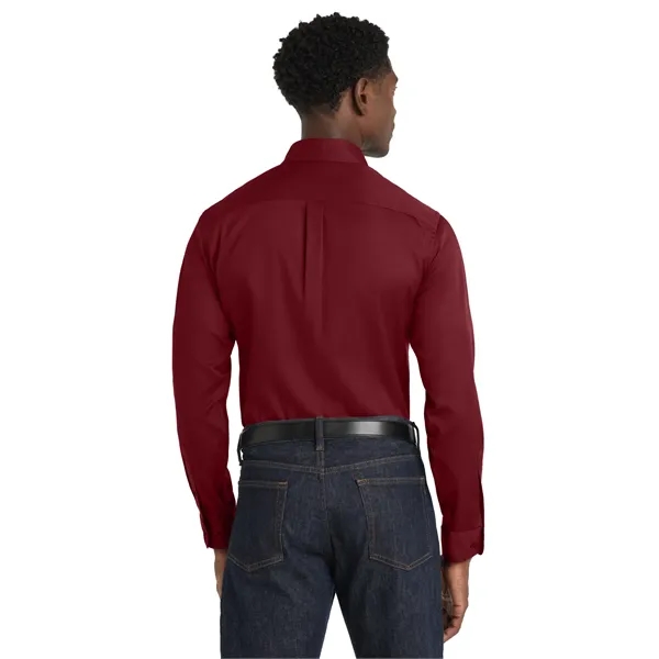 Port Authority Long Sleeve SuperPro React Twill Shirt.... from ASI 84863 SanMar