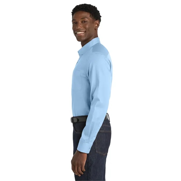 Port Authority Long Sleeve SuperPro React Twill Shirt.... from ASI 84863 SanMar