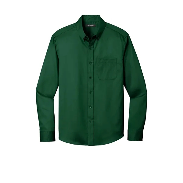 Port Authority Long Sleeve SuperPro React Twill Shirt.... from ASI 84863 SanMar