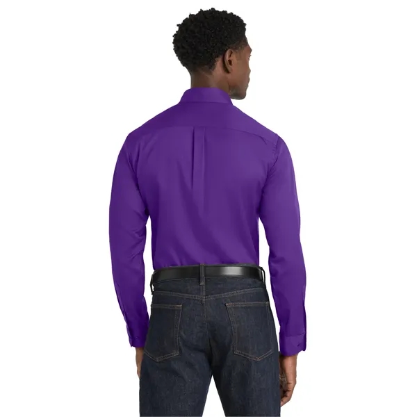 Port Authority Long Sleeve SuperPro React Twill Shirt.... from ASI 84863 SanMar