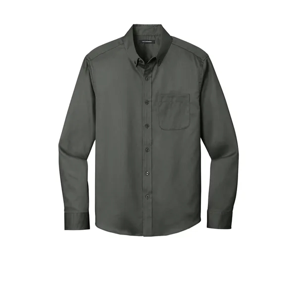 Port Authority Long Sleeve SuperPro React Twill Shirt.... from ASI 84863 SanMar