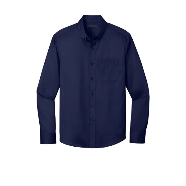 Port Authority Long Sleeve SuperPro React Twill Shirt.... from ASI 84863 SanMar