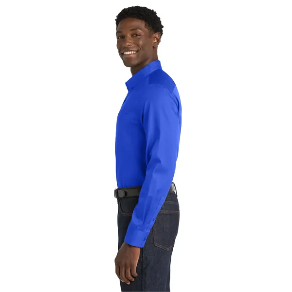 Port Authority Long Sleeve SuperPro React Twill Shirt.... from ASI 84863 SanMar