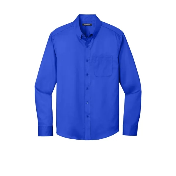 Port Authority Long Sleeve SuperPro React Twill Shirt.... from ASI 84863 SanMar
