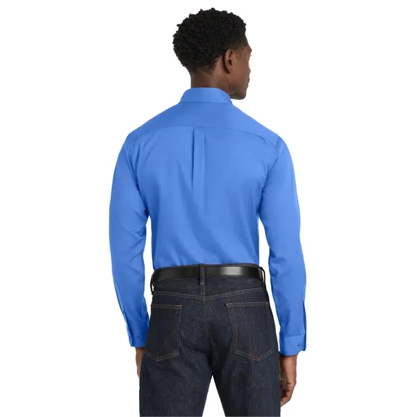Port Authority Long Sleeve SuperPro React Twill Shirt.... from ASI 84863 SanMar