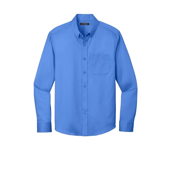 Port Authority Long Sleeve SuperPro React Twill Shirt.... from ASI 84863 SanMar