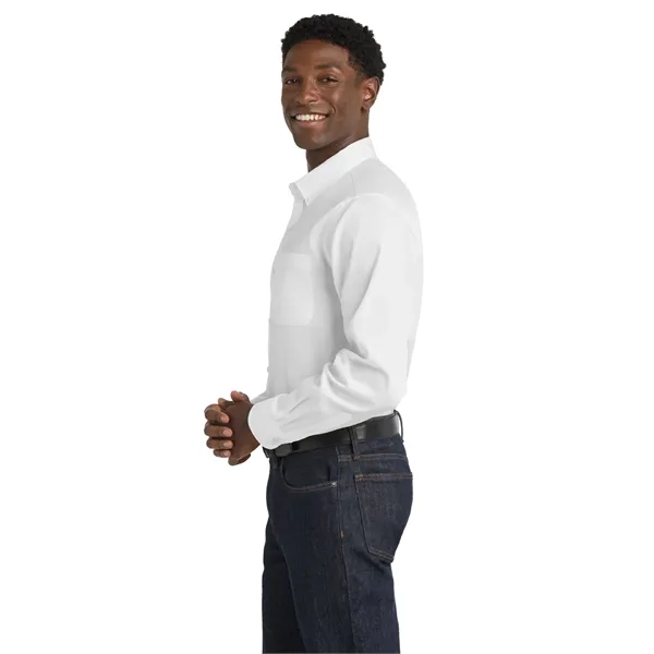 Port Authority Long Sleeve SuperPro React Twill Shirt.... from ASI 84863 SanMar