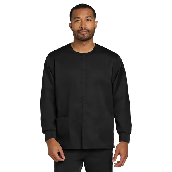 WonderWink Unisex WorkFlex Snap-Front Scrub Jacket... from ASI 84863 SanMar