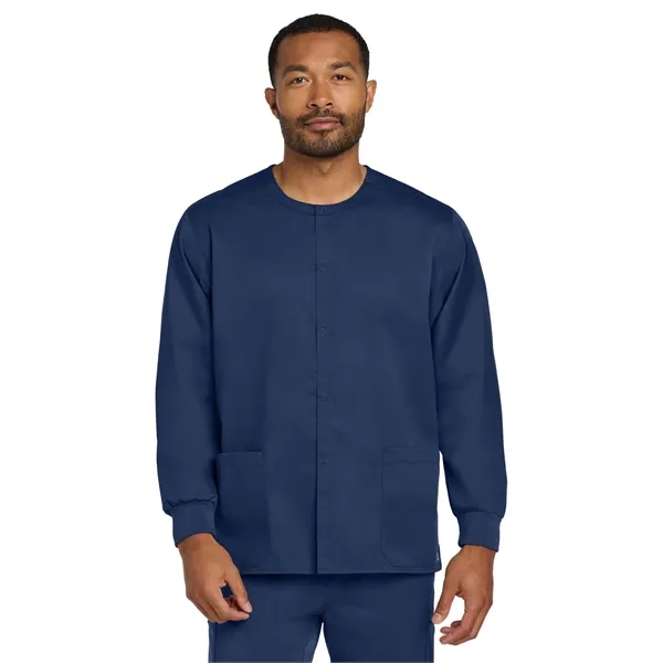 WonderWink Unisex WorkFlex Snap-Front Scrub Jacket... from ASI 84863 SanMar