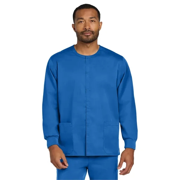 WonderWink Unisex WorkFlex Snap-Front Scrub Jacket... from ASI 84863 SanMar