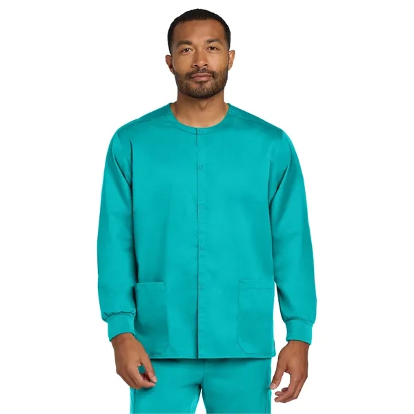 WonderWink Unisex WorkFlex Snap-Front Scrub Jacket... from ASI 84863 SanMar