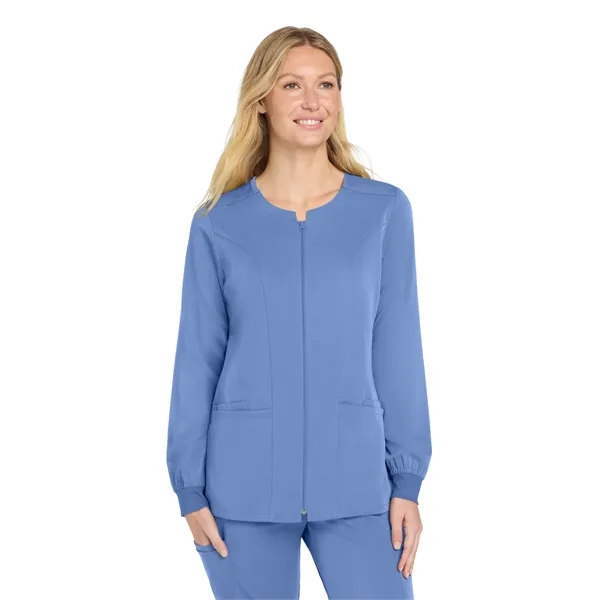 WonderWink Women's Premiere Flex Full-Zip Scrub Jacket... from ASI 84863 SanMar