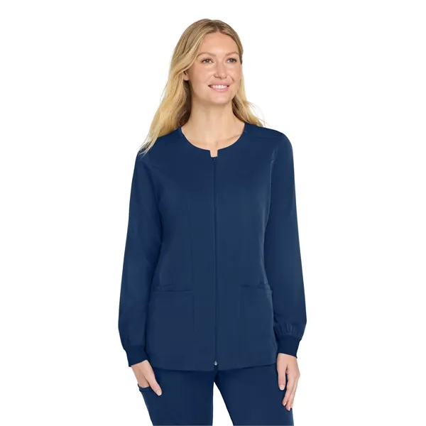 WonderWink Women's Premiere Flex Full-Zip Scrub Jacket... from ASI 84863 SanMar