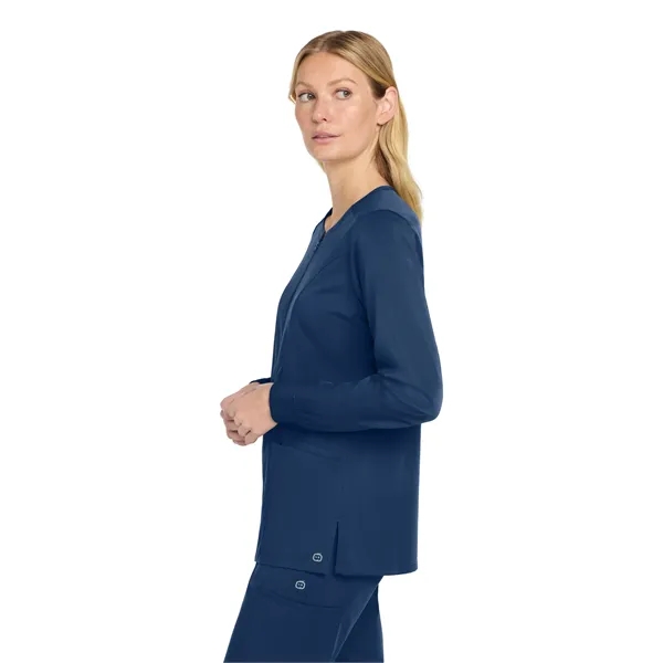 WonderWink Women's Premiere Flex Full-Zip Scrub Jacket... from ASI 84863 SanMar