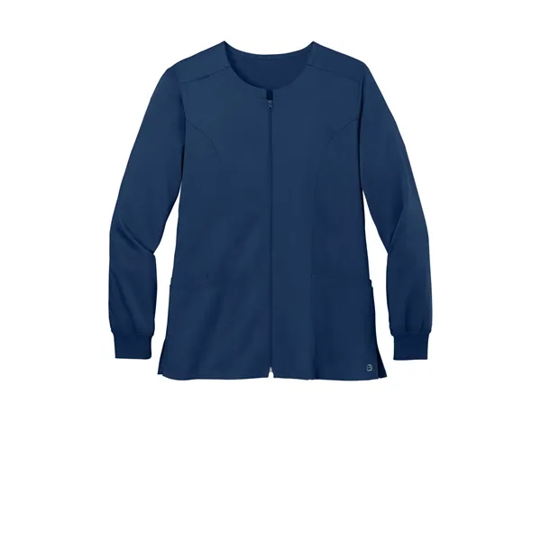 WonderWink Women's Premiere Flex Full-Zip Scrub Jacket... from ASI 84863 SanMar