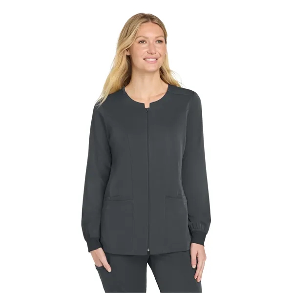 WonderWink Women's Premiere Flex Full-Zip Scrub Jacket... from ASI 84863 SanMar