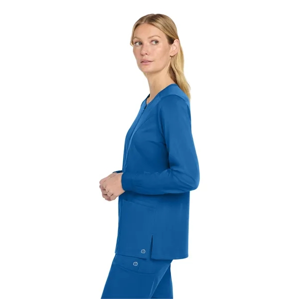 WonderWink Women's Premiere Flex Full-Zip Scrub Jacket... from ASI 84863 SanMar