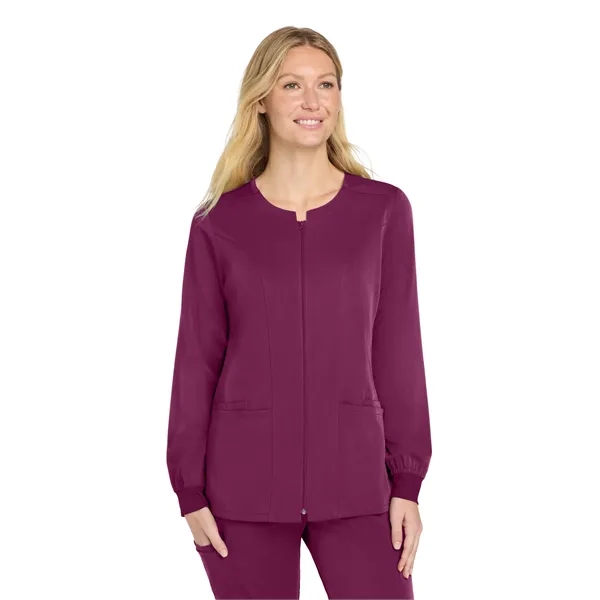 WonderWink Women's Premiere Flex Full-Zip Scrub Jacket... from ASI 84863 SanMar