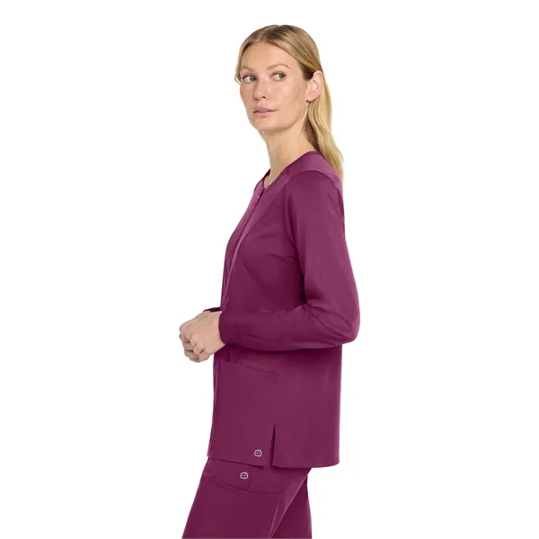 WonderWink Women's Premiere Flex Full-Zip Scrub Jacket... from ASI 84863 SanMar