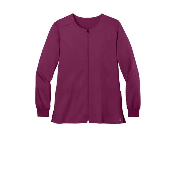 WonderWink Women's Premiere Flex Full-Zip Scrub Jacket... from ASI 84863 SanMar