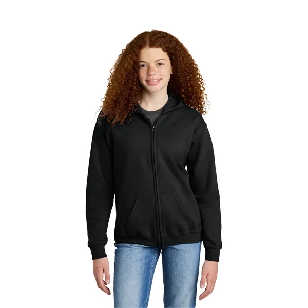 Gildan Youth Heavy Blend Full-Zip Hooded Sweatshirt.... from ASI 84863 SanMar