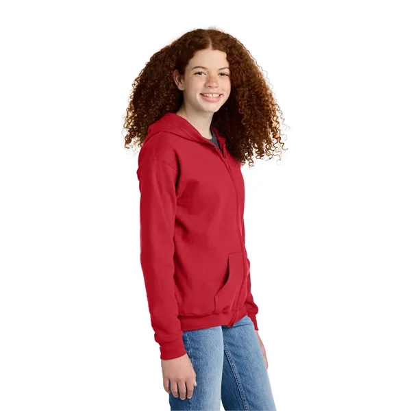 Gildan Youth Heavy Blend Full-Zip Hooded Sweatshirt.... from ASI 84863 SanMar