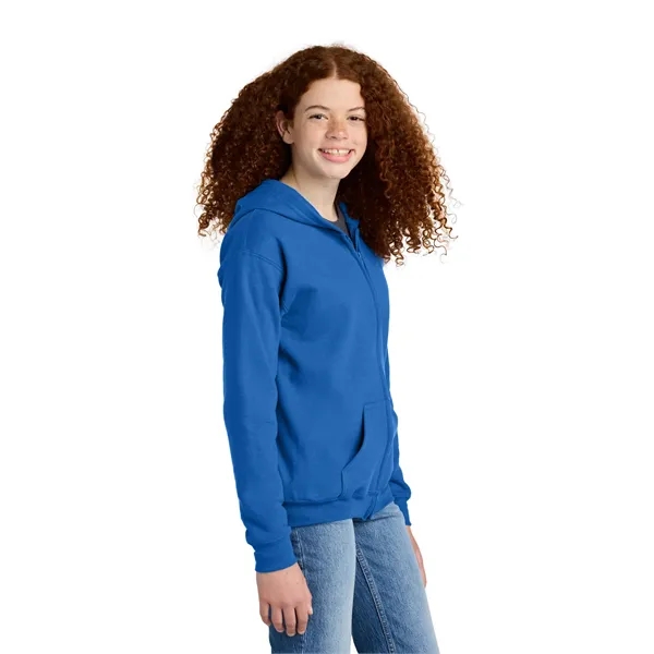 Gildan Youth Heavy Blend Full-Zip Hooded Sweatshirt.... from ASI 84863 SanMar