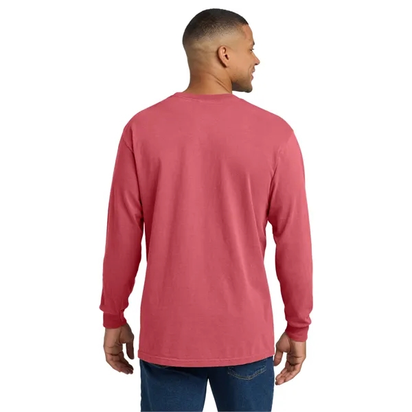 COMFORT COLORS Heavyweight Ring Spun Long Sleeve Pocket Tee.... from ASI 84863 SanMar