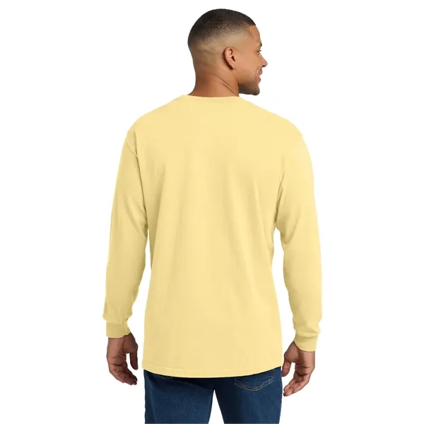 COMFORT COLORS Heavyweight Ring Spun Long Sleeve Pocket Tee.... from ASI 84863 SanMar