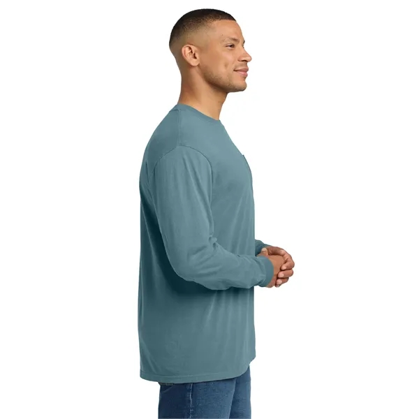 COMFORT COLORS Heavyweight Ring Spun Long Sleeve Pocket Tee.... from ASI 84863 SanMar