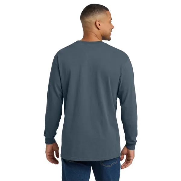 COMFORT COLORS Heavyweight Ring Spun Long Sleeve Pocket Tee.... from ASI 84863 SanMar