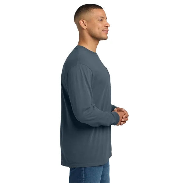 COMFORT COLORS Heavyweight Ring Spun Long Sleeve Pocket Tee.... from ASI 84863 SanMar