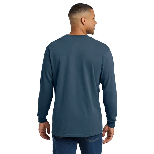 COMFORT COLORS Heavyweight Ring Spun Long Sleeve Pocket Tee.... from ASI 84863 SanMar