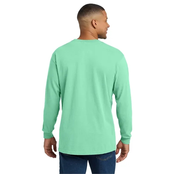 COMFORT COLORS Heavyweight Ring Spun Long Sleeve Pocket Tee.... from ASI 84863 SanMar