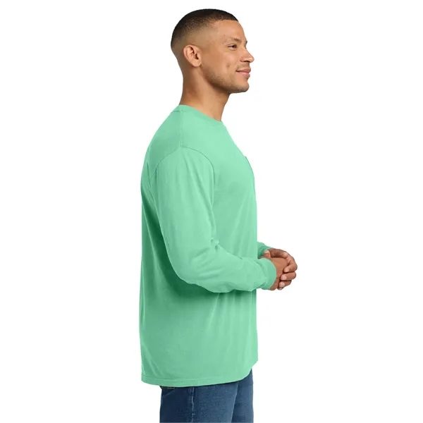 COMFORT COLORS Heavyweight Ring Spun Long Sleeve Pocket Tee.... from ASI 84863 SanMar