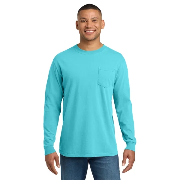 COMFORT COLORS Heavyweight Ring Spun Long Sleeve Pocket Tee.... from ASI 84863 SanMar
