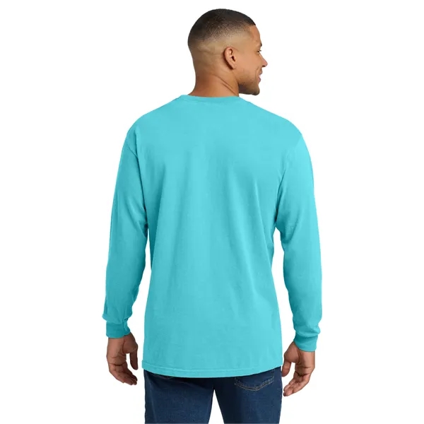 COMFORT COLORS Heavyweight Ring Spun Long Sleeve Pocket Tee.... from ASI 84863 SanMar