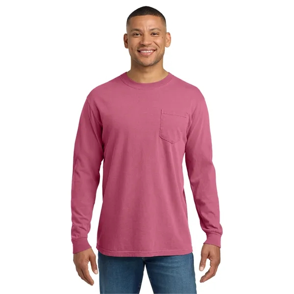 COMFORT COLORS Heavyweight Ring Spun Long Sleeve Pocket Tee.... from ASI 84863 SanMar