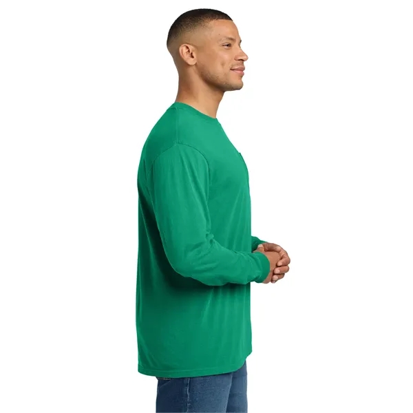 COMFORT COLORS Heavyweight Ring Spun Long Sleeve Pocket Tee.... from ASI 84863 SanMar