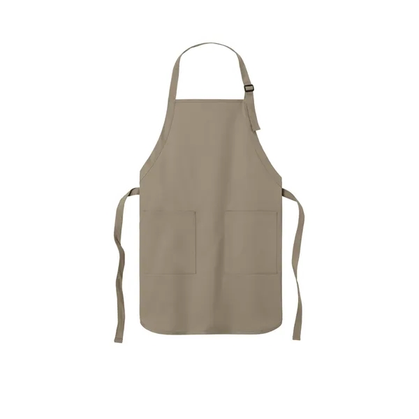 Port Authority Full-Length Two-Pocket Bib Apron.... from ASI 84863 SanMar